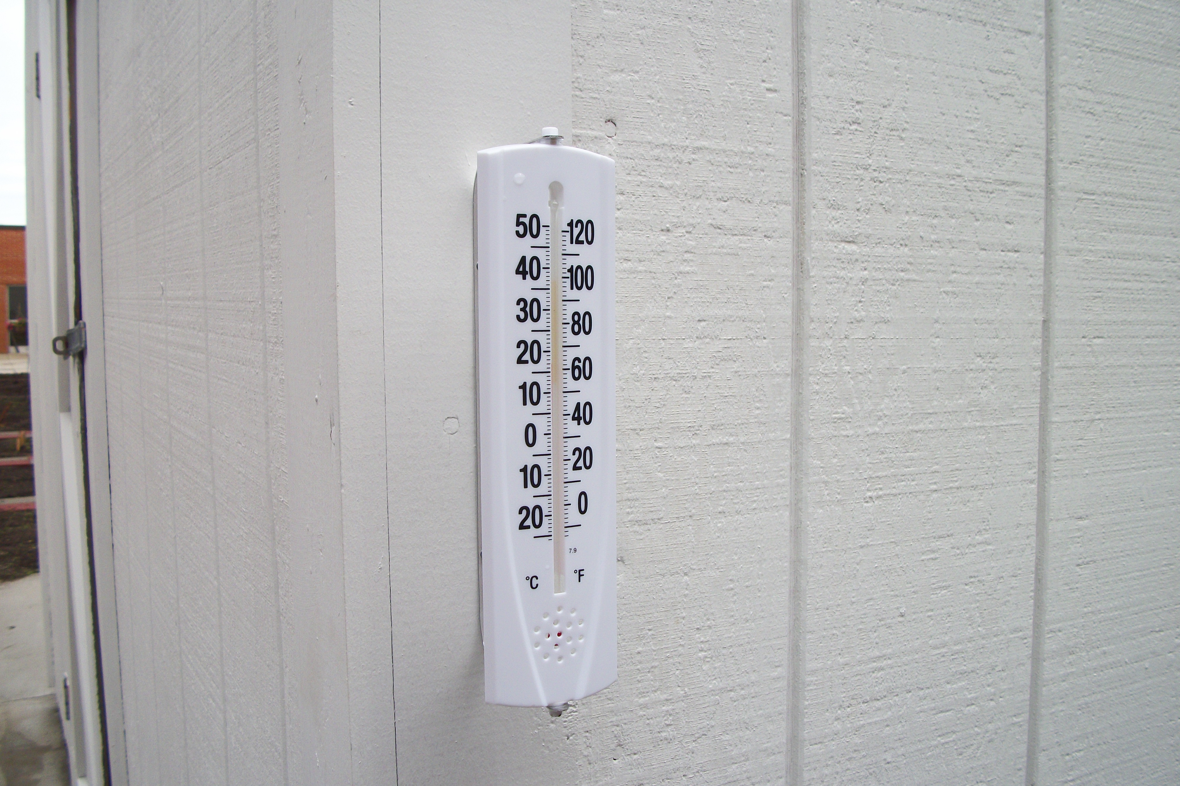 Our thermometer--for tracking temperature changes