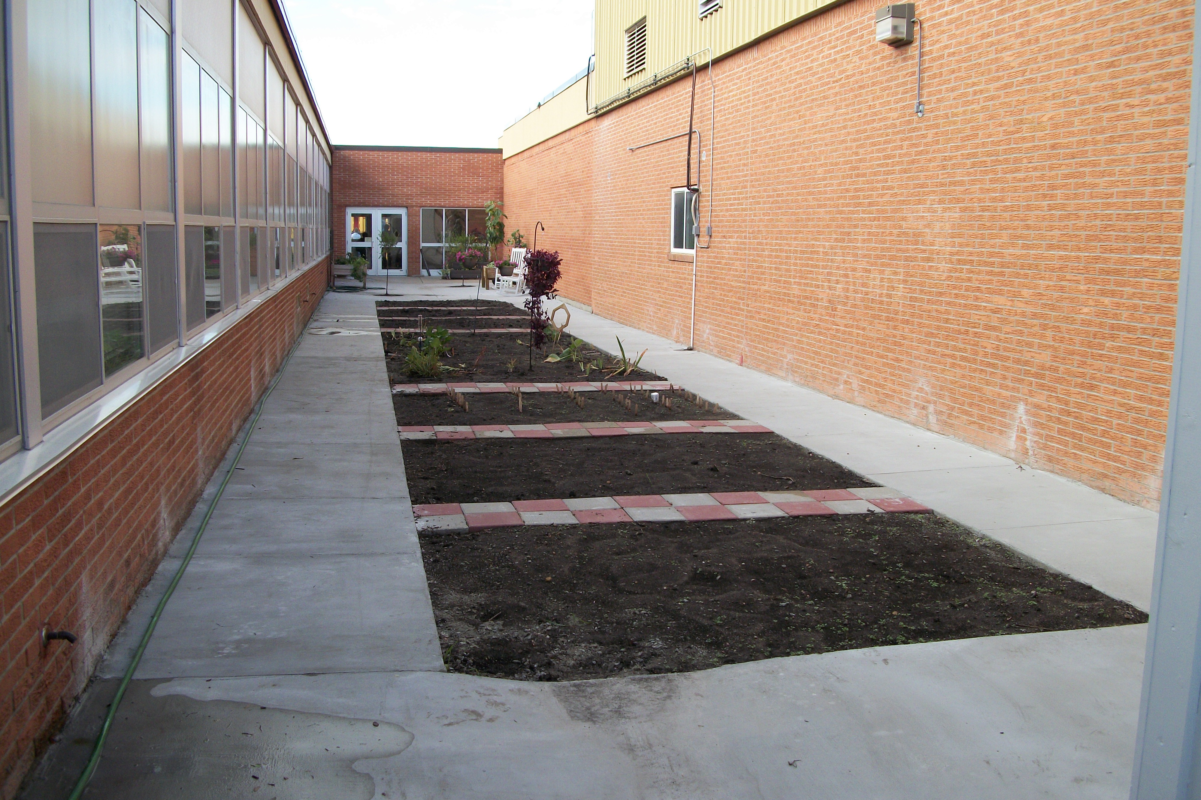 Planting in our Secret Garden started August 27, 2010